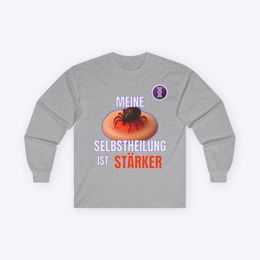 Langarm T-shirt - Mein Selbstheilung ist stärker - Vital Generation