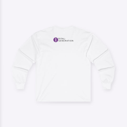 Vital Generation Langarm-T-Shirt – Biohacking zur Reparatur des Vagusnervs