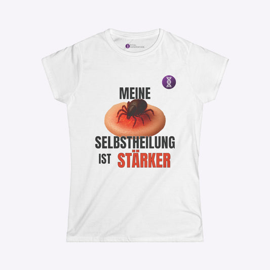 Damen T-Shirt - Meine Selbstheilung ist Stärker - Vital Generation