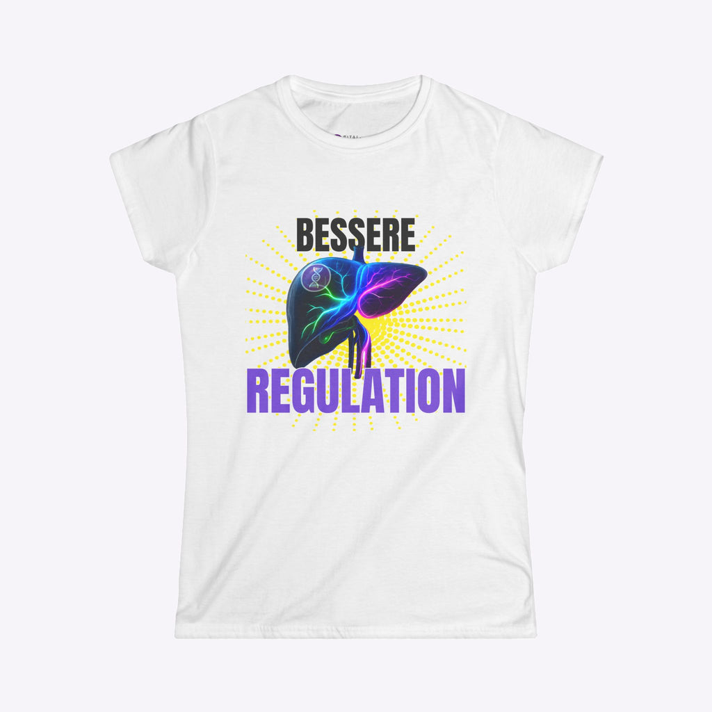 Damen T-Shirt – Regulieren Sie Ihre Leber mit Vital Generation