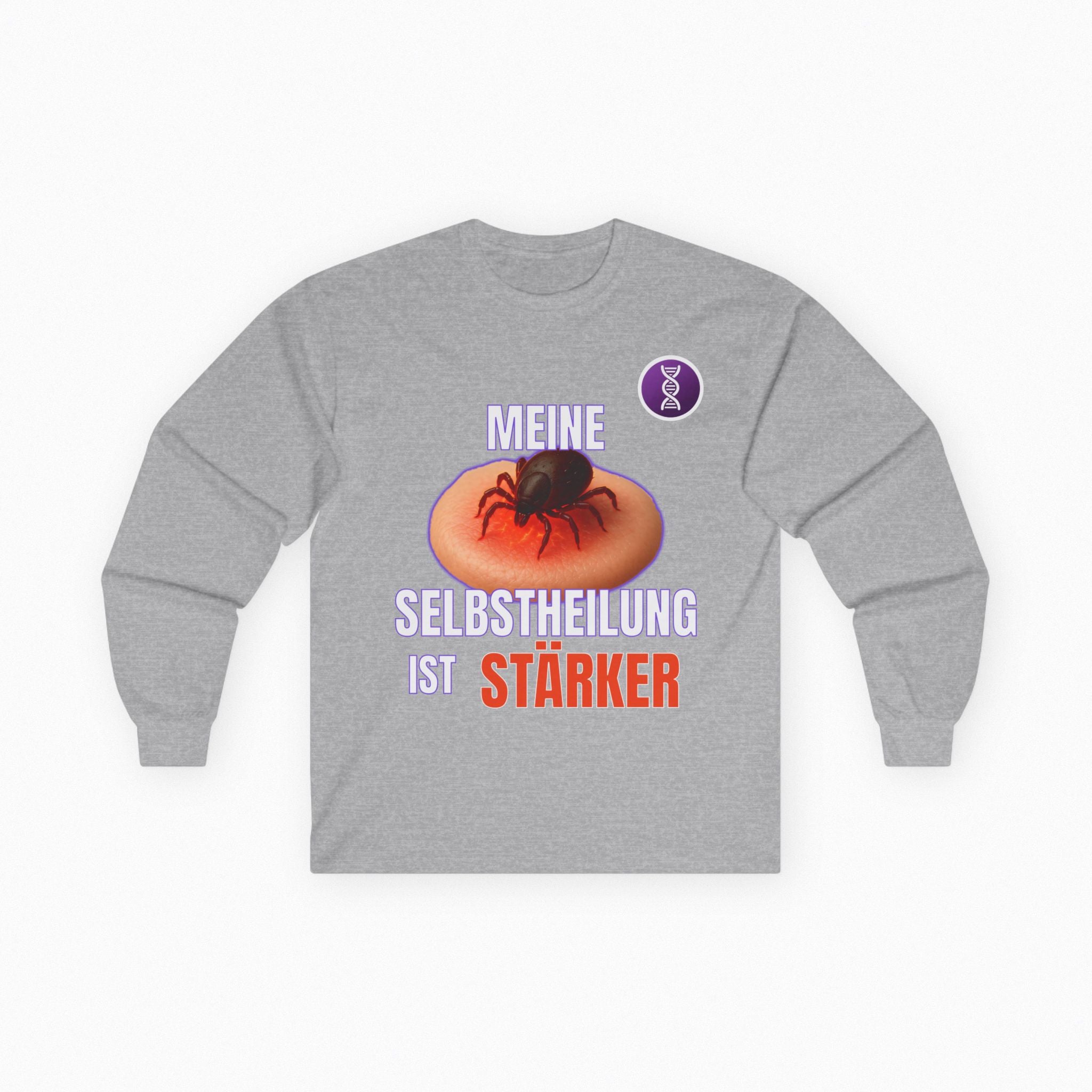 Langarm T-shirt - Mein Selbstheilung ist stärker - Vital Generation