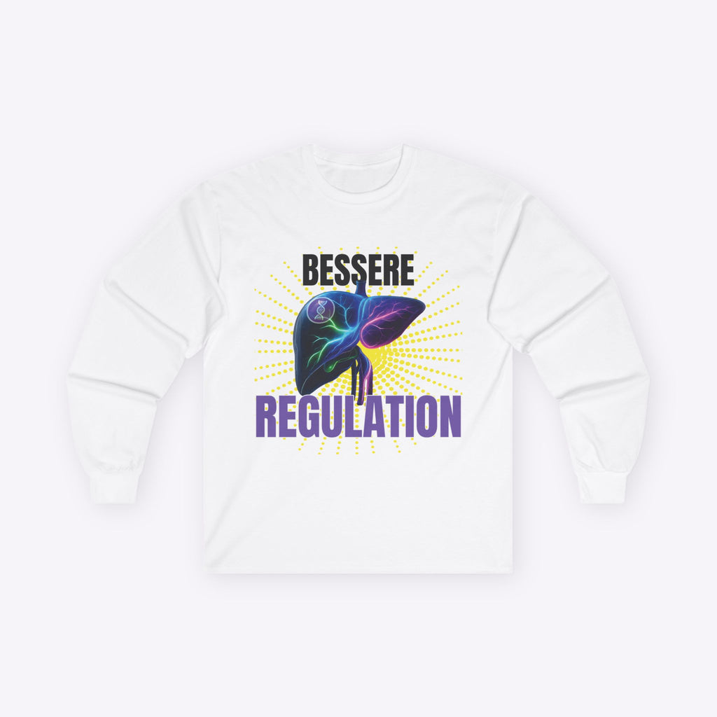 Unisex-LongSleeve-T-Shirt – Regulieren Sie Ihre Leber mit Vital Generation