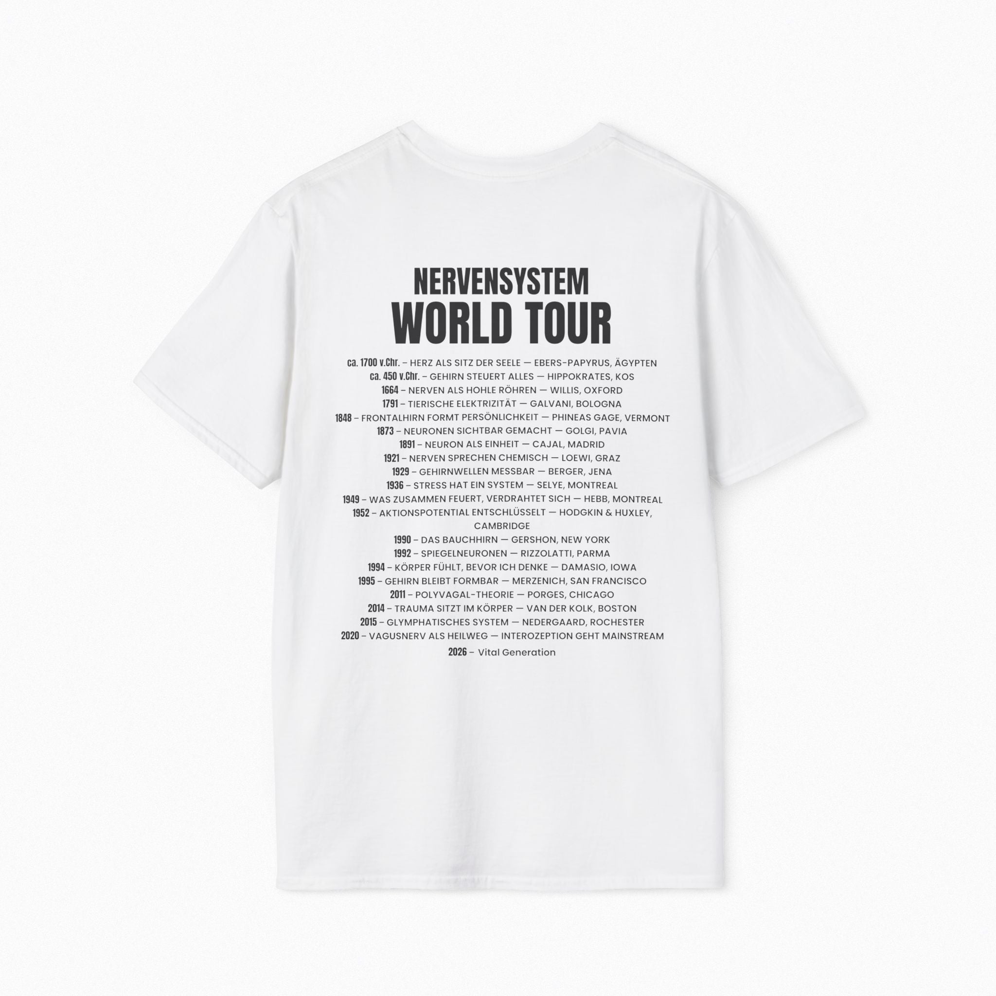 T-Shirt „Nervensystem Worldtour“