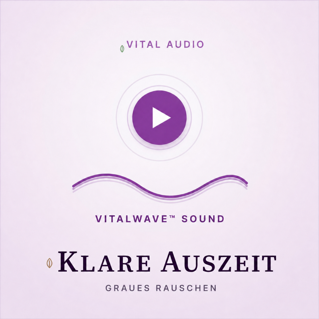 VitalWave SanftRuhe – Graues Rauschen für sanften Schutz & unaufdringliche Stille