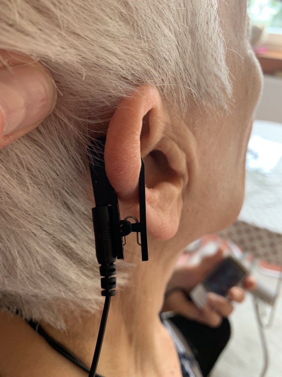 NeuroVitalElektrode: Für die beidseitige Anbringung an der Cymba Conchae
