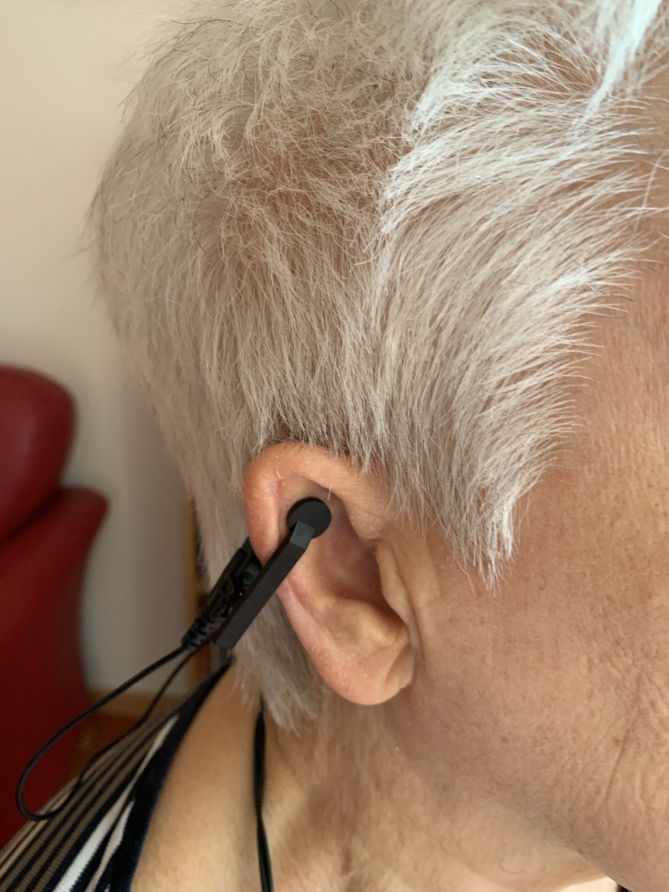 NeuroVitalElektrode: Für die beidseitige Anbringung an der Cymba Conchae
