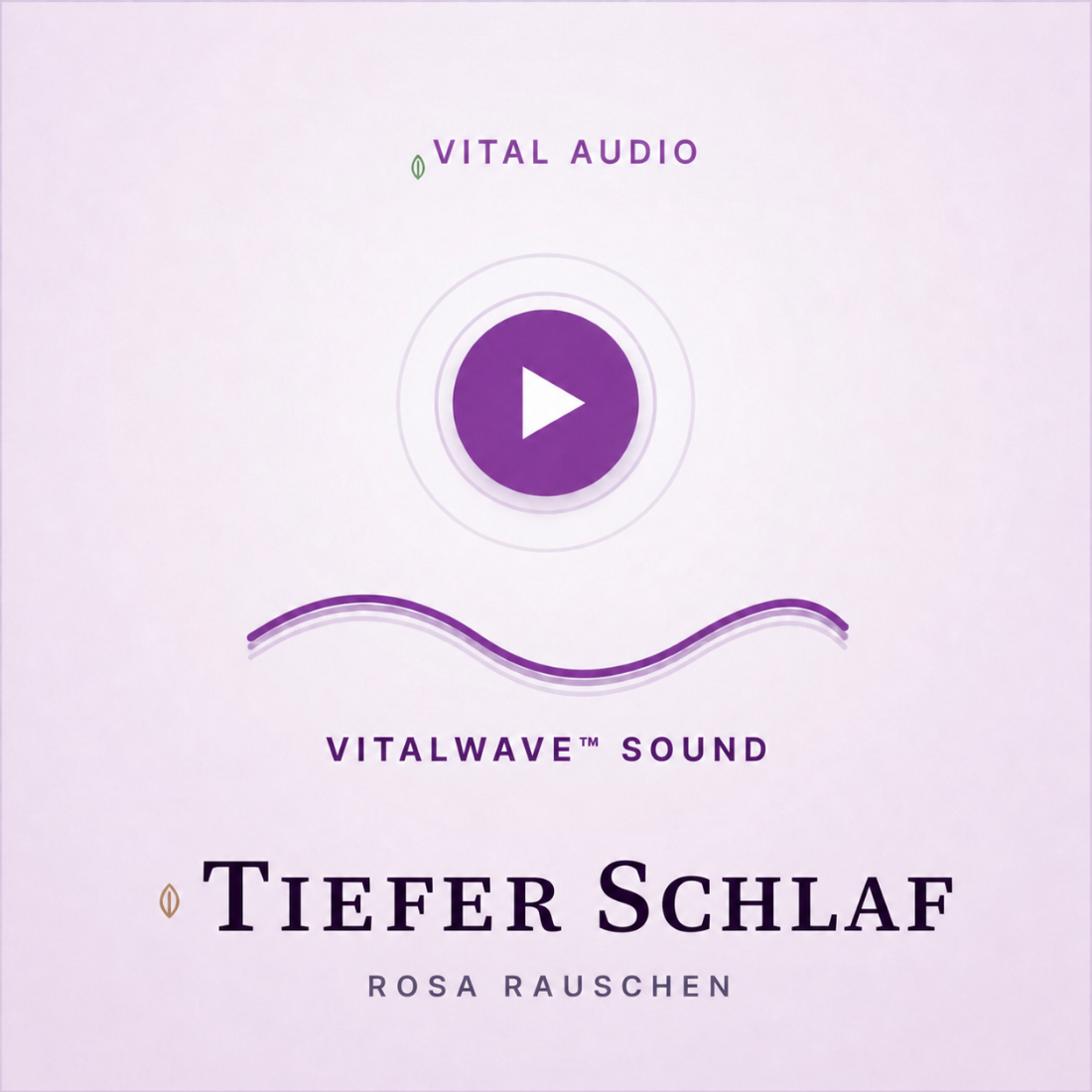 VitalWave SchlafRhythmus – Rosa Rauschen für sanfte Entspannung & ruhige Nächte