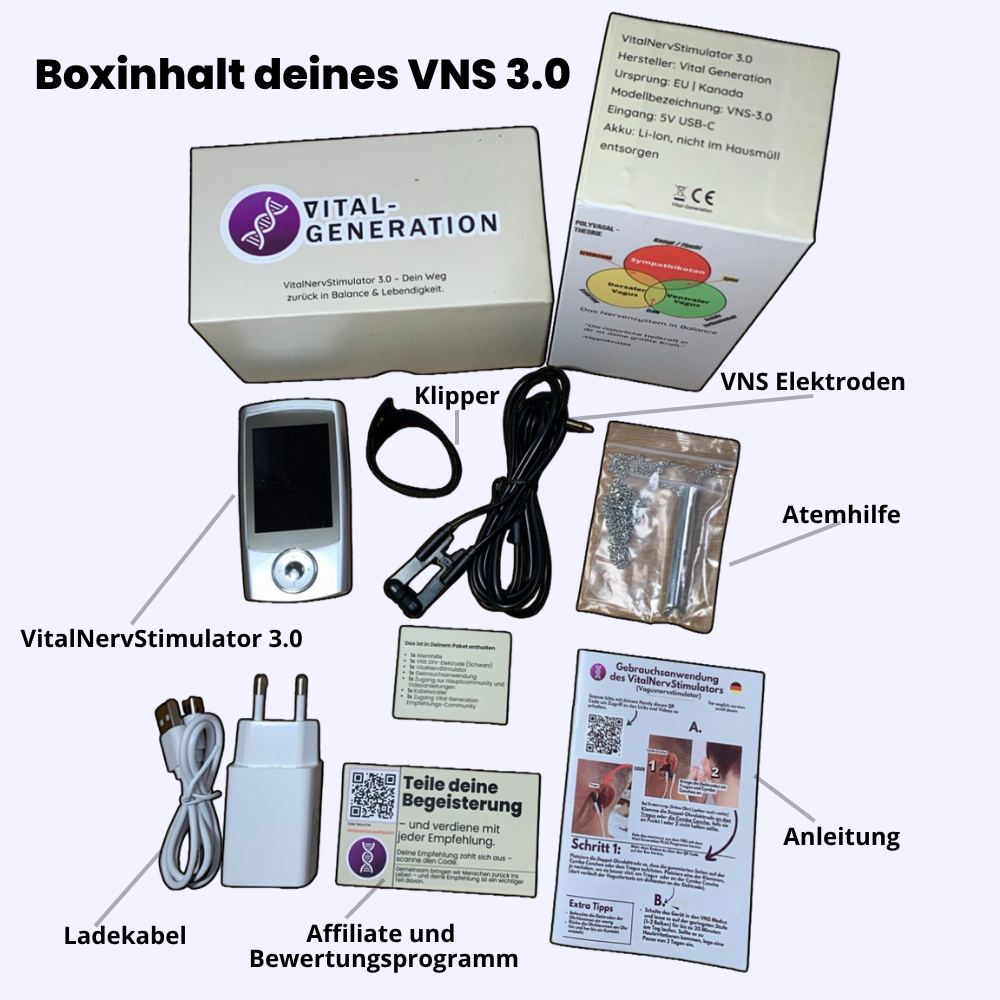 VitalNervStimulator 3.0 | Vagusnervstimulator Kaufen | 30 Tage testen