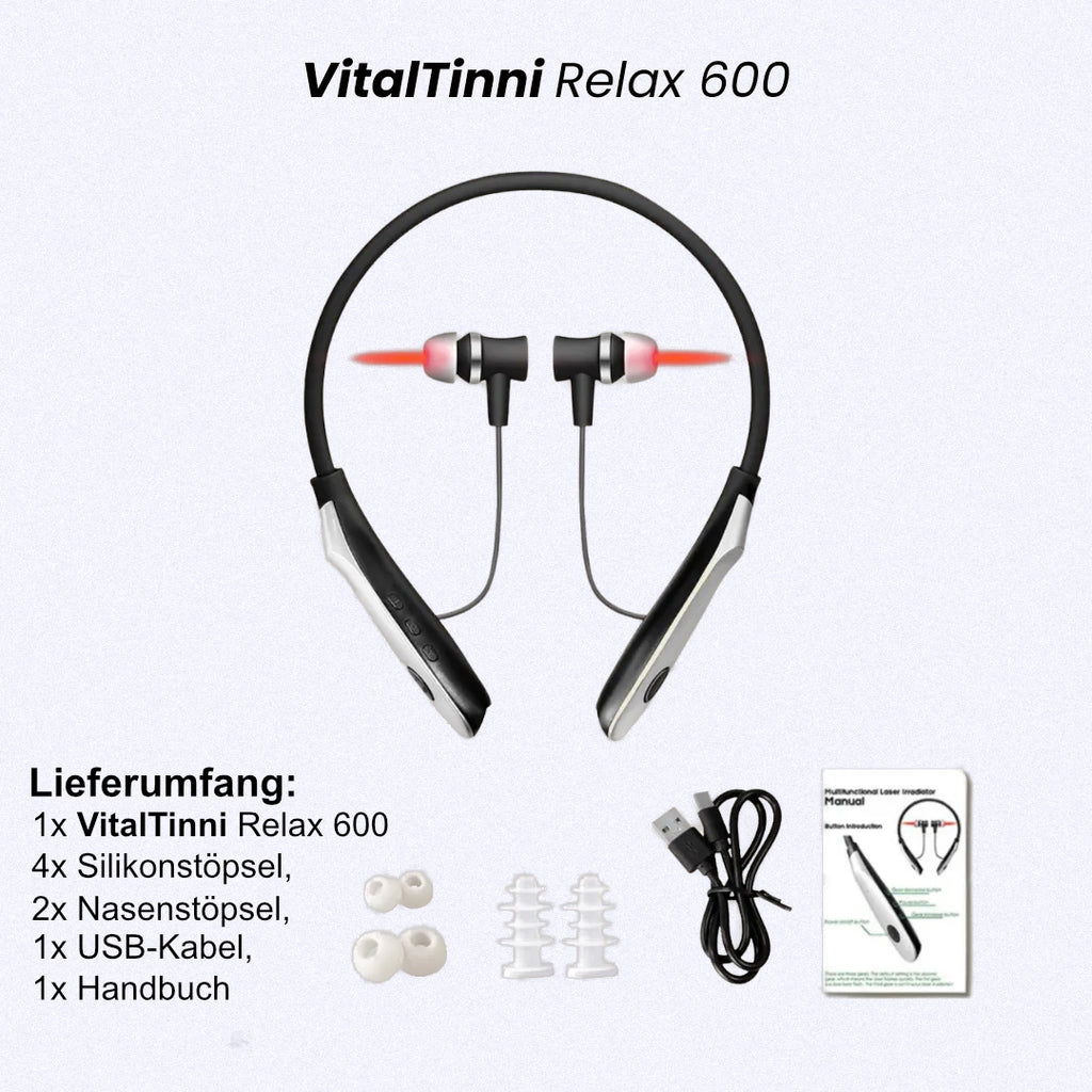 VitalTinni Relax 600: Lichtenergie gegen das Klingeln im Ohr | Vital Generation