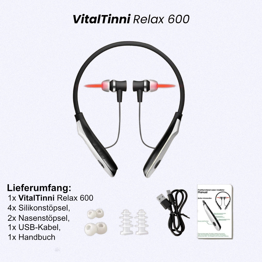 VitalTinni Relax 600: Lichtenergie gegen das Klingeln im Ohr | Vital Generation